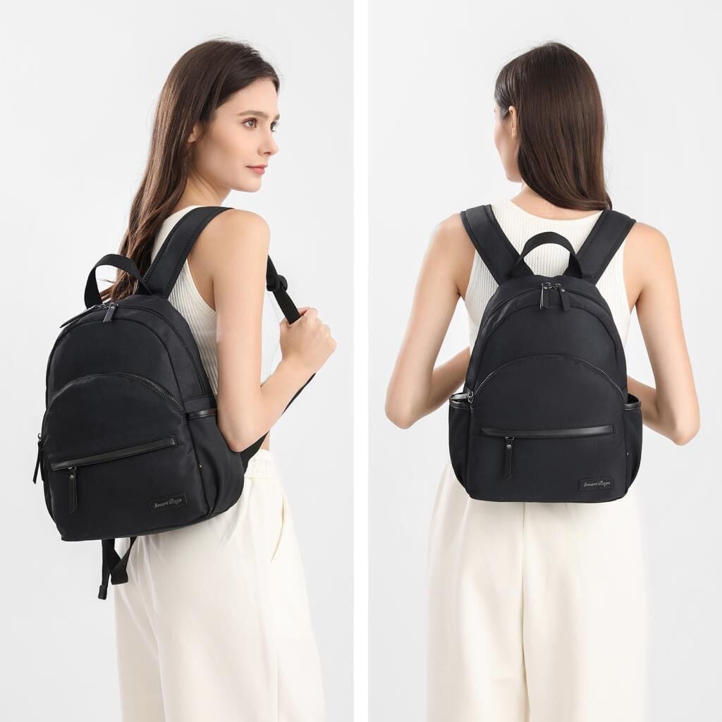 Smart Bags Twill Dimi Kumaş Kadın Sırt Çantası 3326 Ten