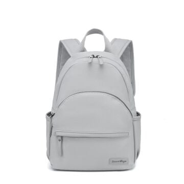Smart Bags Twill Dimi Kumaş Kadın Sırt Çantası 3326 Gri