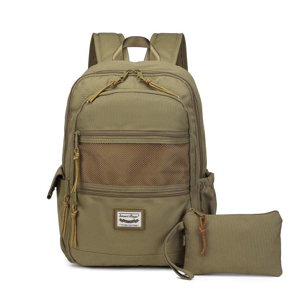 Smart Bags Sırt Çantası Okul Boyu Kalem Kutusu Hediyeli 3237 Camel
