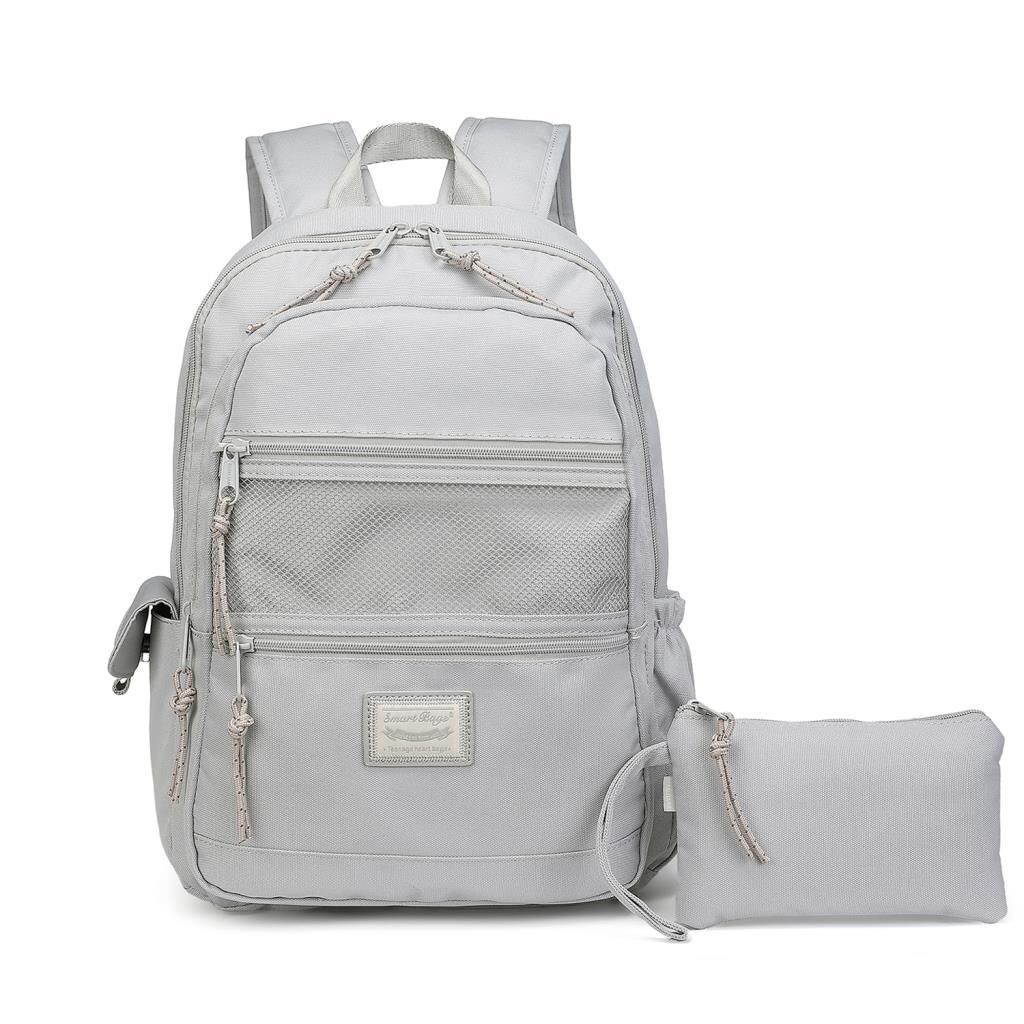 Smart Bags Sırt Çantası Okul Boyu Kalem Kutusu Hediyeli 3237 A.Gri