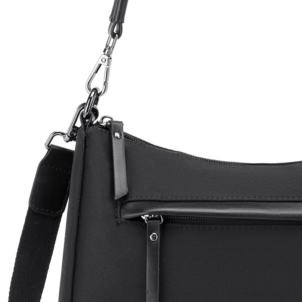 Smart Bags Twill Dimi Kumaş Kadın Omuz Çantası 3325 Siyah