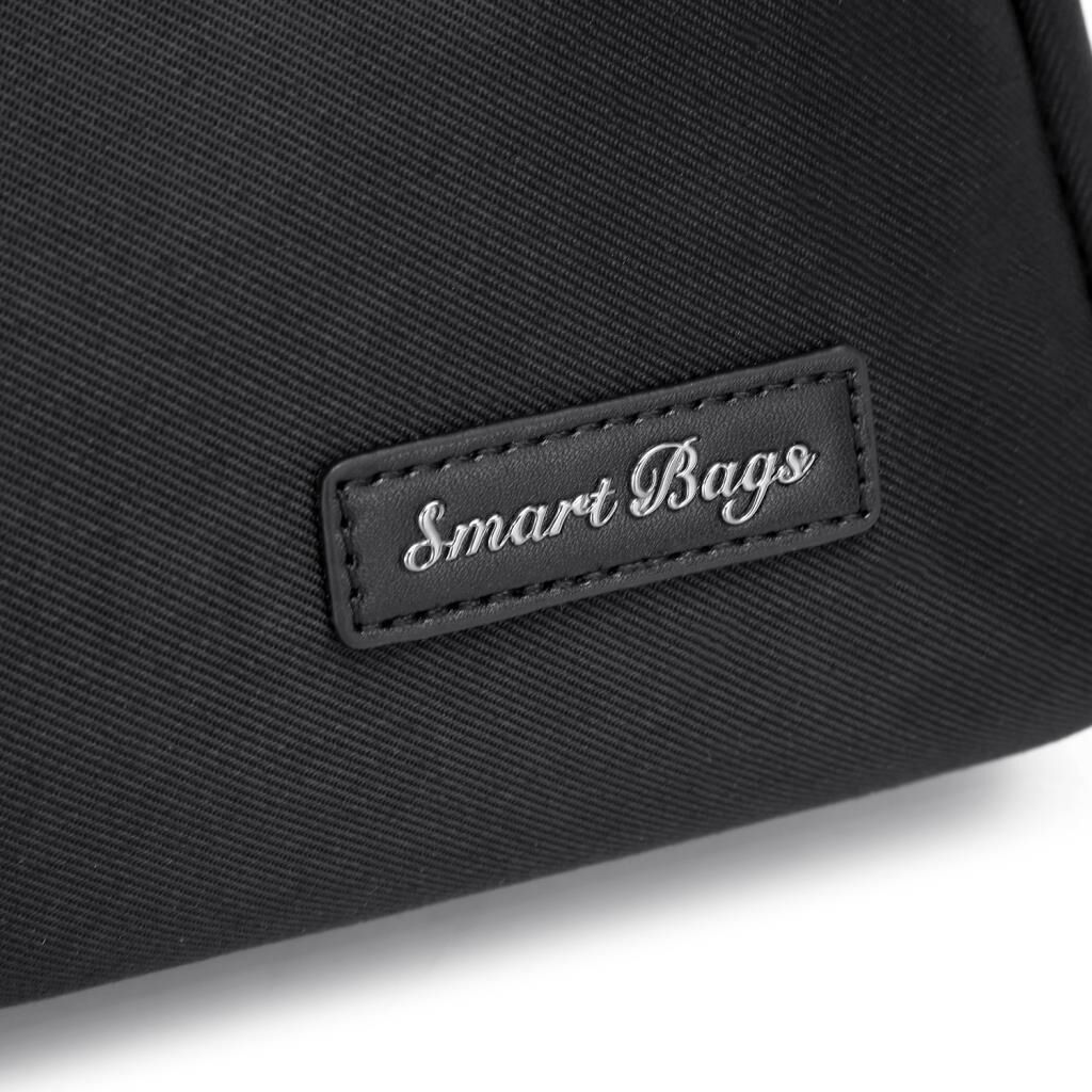 Smart Bags Twill Dimi Kumaş Kadın Omuz Çantası 3325 Siyah