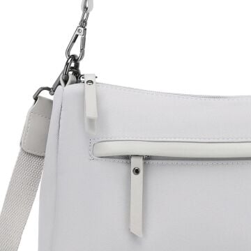 Smart Bags Twill Dimi Kumaş Kadın Omuz Çantası 3325 A.Gri