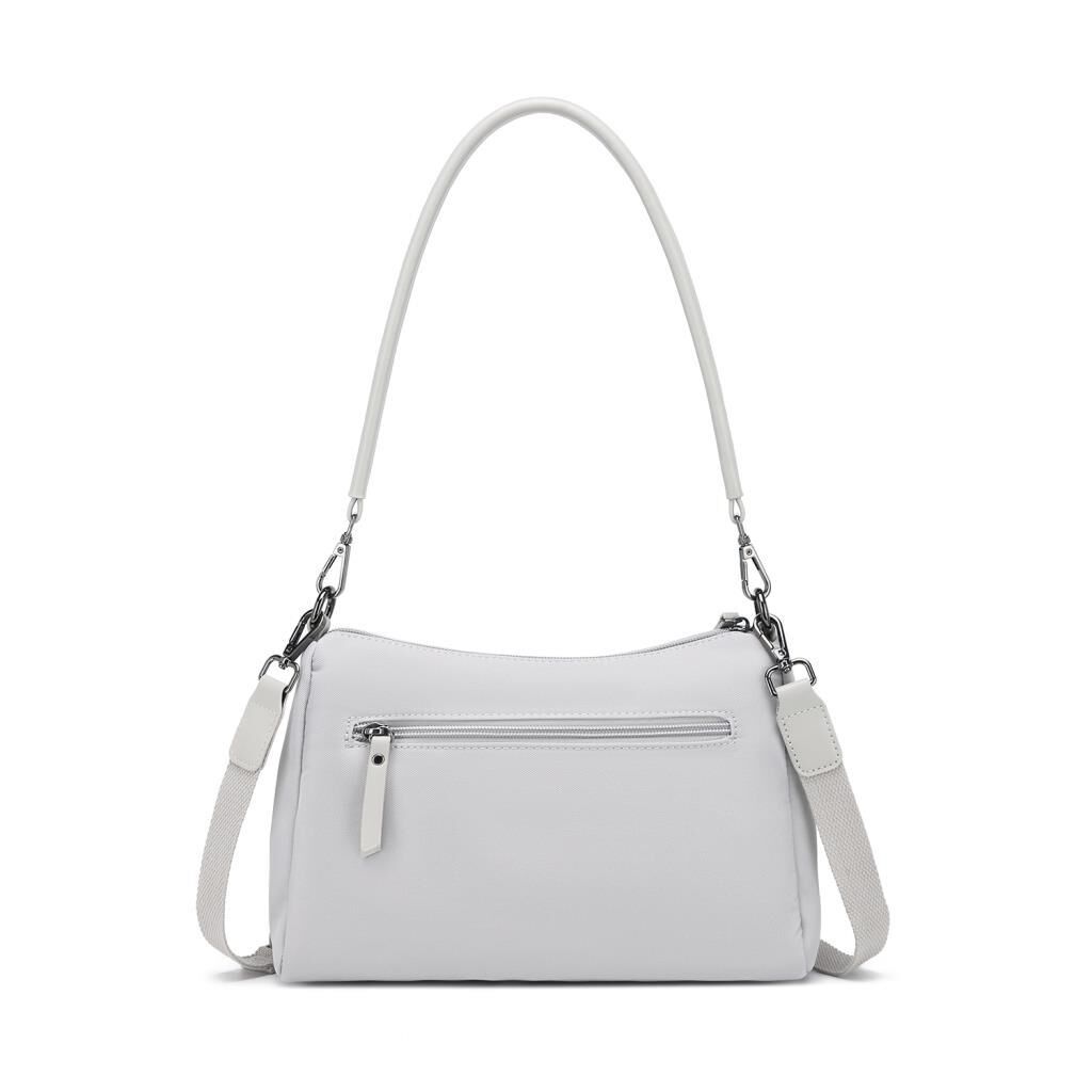 Smart Bags Twill Dimi Kumaş Kadın Omuz Çantası 3325 A.Gri