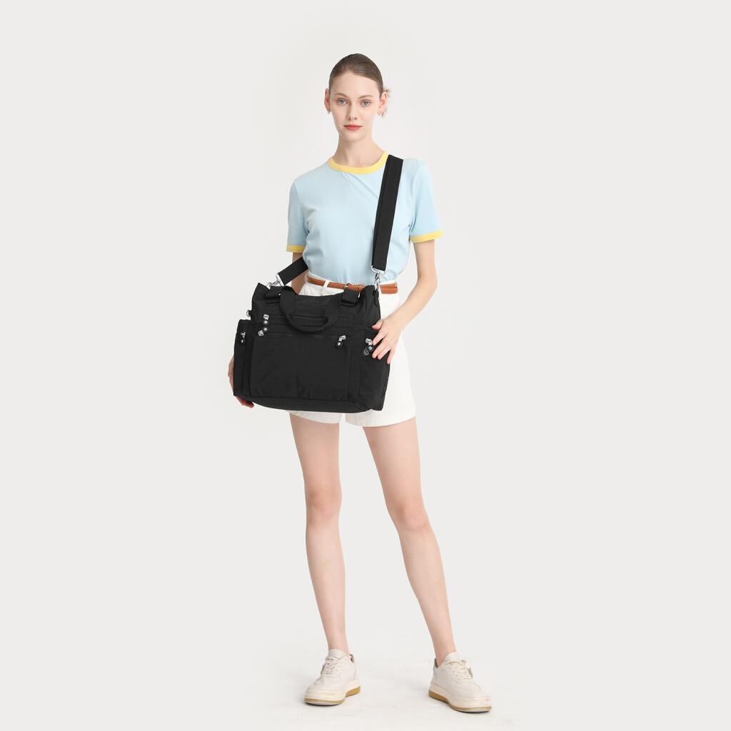 Smart Bags Krinkıl Kumaş Kadın Anne Bebek Omuz Çantası 1210 110 Taba
