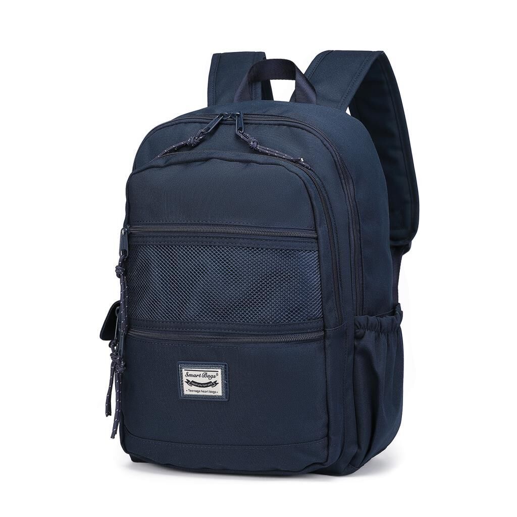 Smart Bags Sırt Çantası Okul Boyu Kalem Kutusu Hediyeli 3237 Lacivert