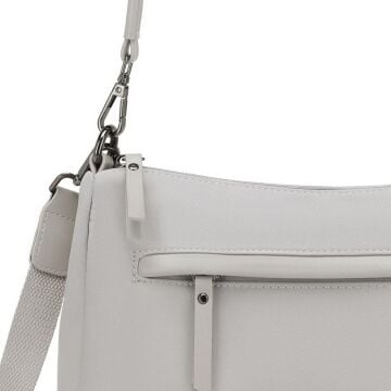 Smart Bags Twill Dimi Kumaş Kadın Omuz Çantası 3325 Vizon