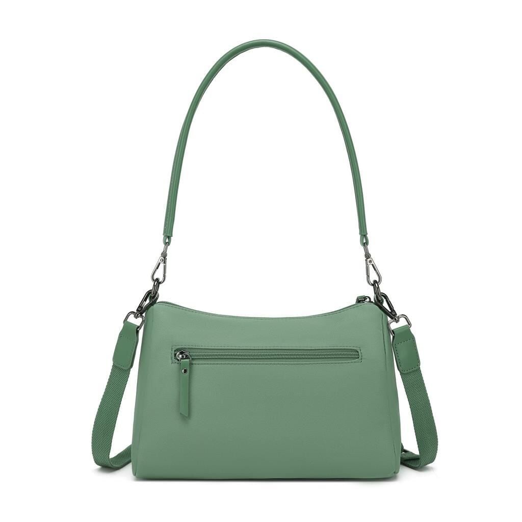 Smart Bags Twill Dimi Kumaş Kadın Omuz Çantası 3325 Yeşil
