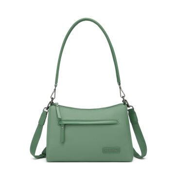 Smart Bags Twill Dimi Kumaş Kadın Omuz Çantası 3325 Yeşil