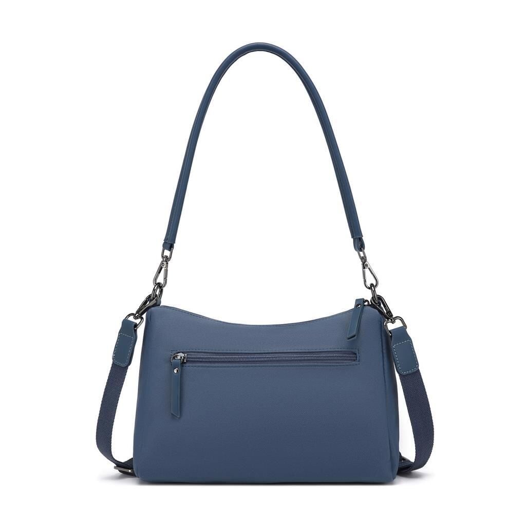Smart Bags Twill Dimi Kumaş Kadın Omuz Çantası 3325 Füme Laci