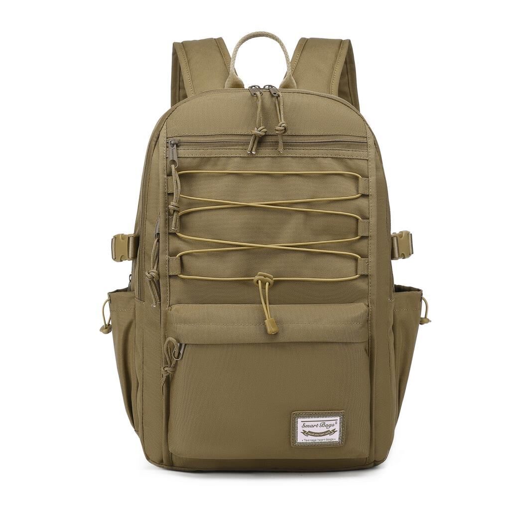 Smart Bags Sırt Çantası Okul Boyu Laptop Gözlü 3156 Camel