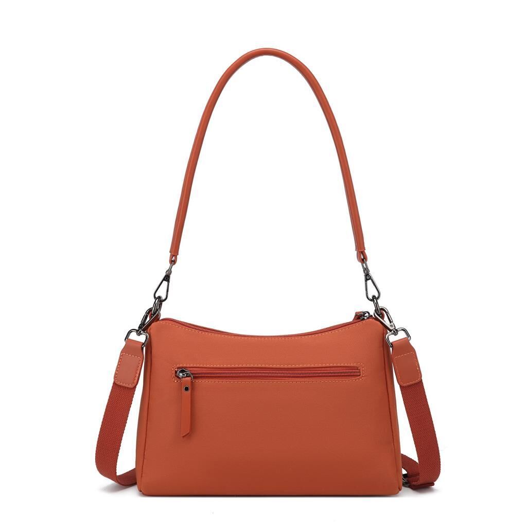 Smart Bags Twill Dimi Kumaş Kadın Omuz Çantası 3325 Kiremit