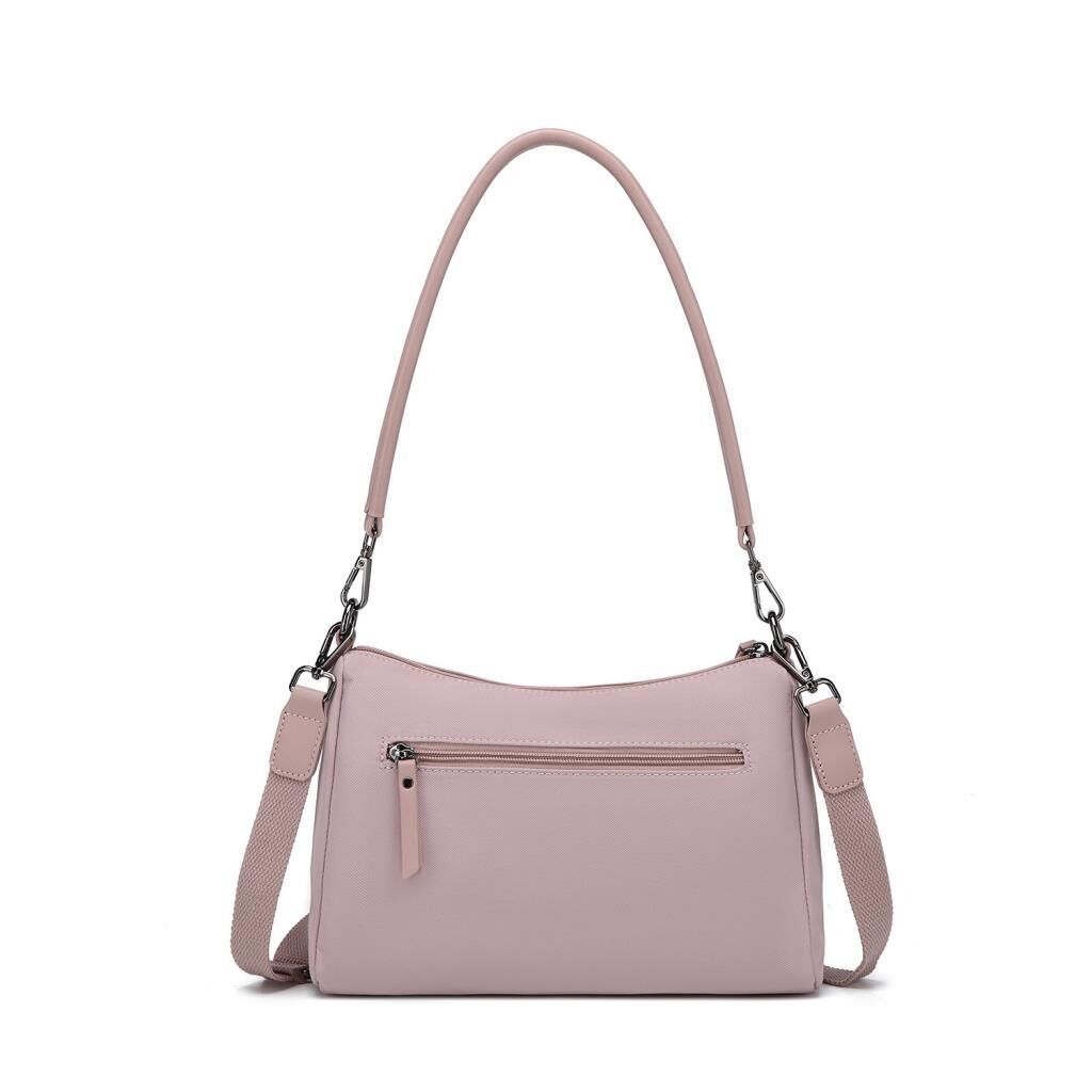 Smart Bags Twill Dimi Kumaş Kadın Omuz Çantası 3325 Ten