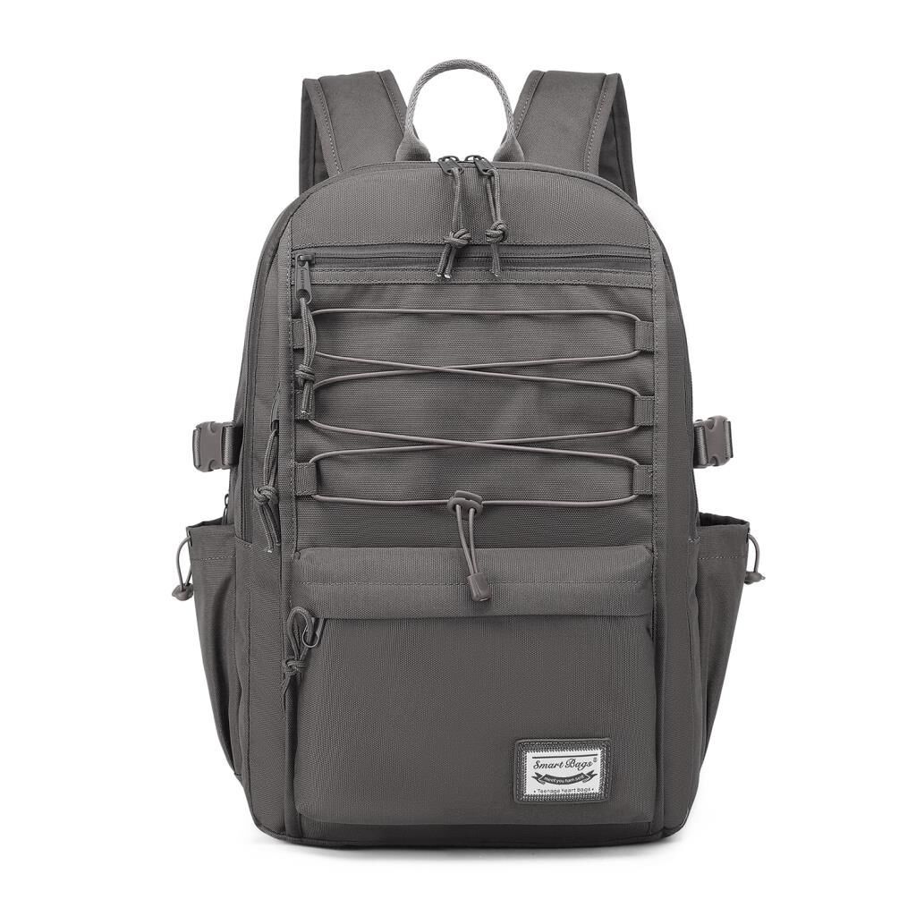 Smart Bags Sırt Çantası Okul Boyu Laptop Gözlü 3156 Koyu Gri