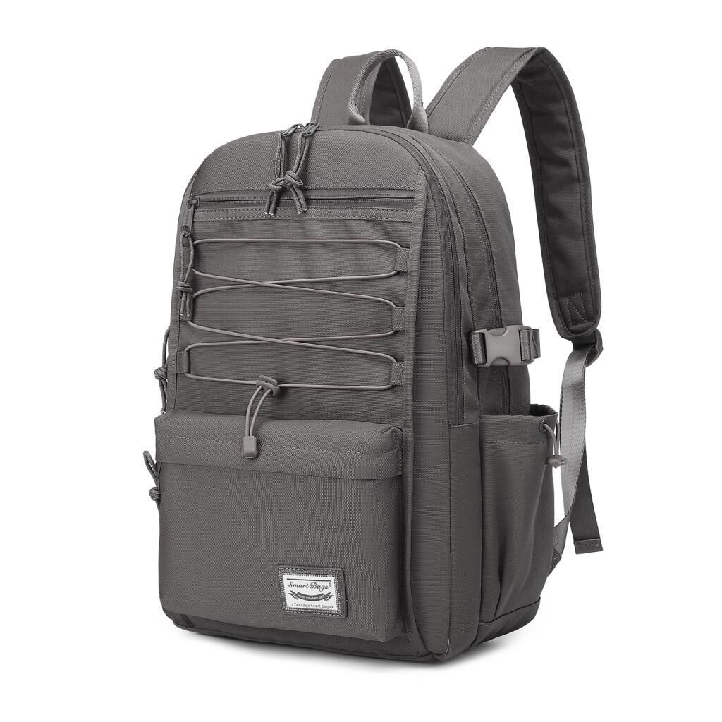 Smart Bags Sırt Çantası Okul Boyu Laptop Gözlü 3156 Koyu Gri