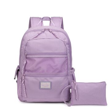 Smart Bags Sırt Çantası Okul Boyu Kalem Kutusu Hediyeli 3237 Lila