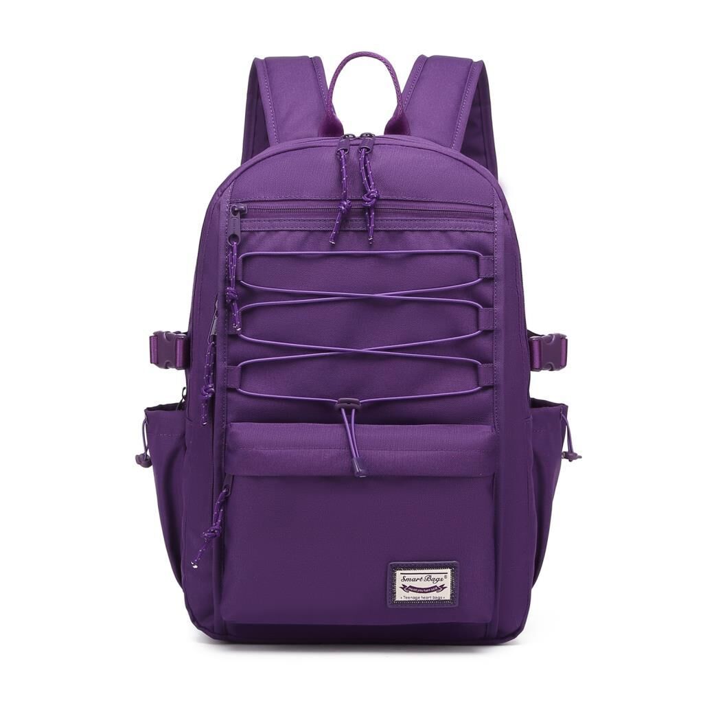 Smart Bags Sırt Çantası Okul Boyu Laptop Gözlü 3156 Mor