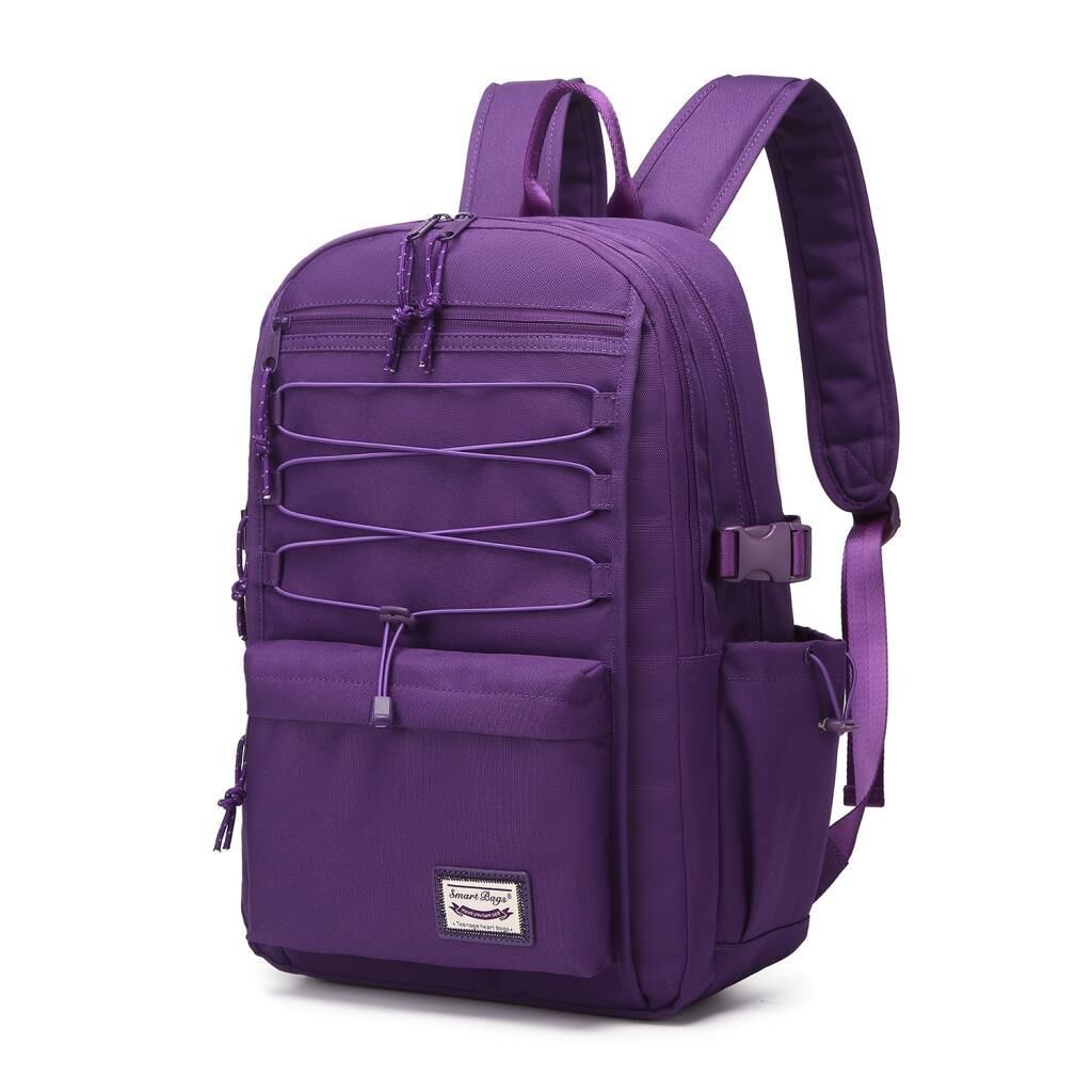 Smart Bags Sırt Çantası Okul Boyu Laptop Gözlü 3156 Mor