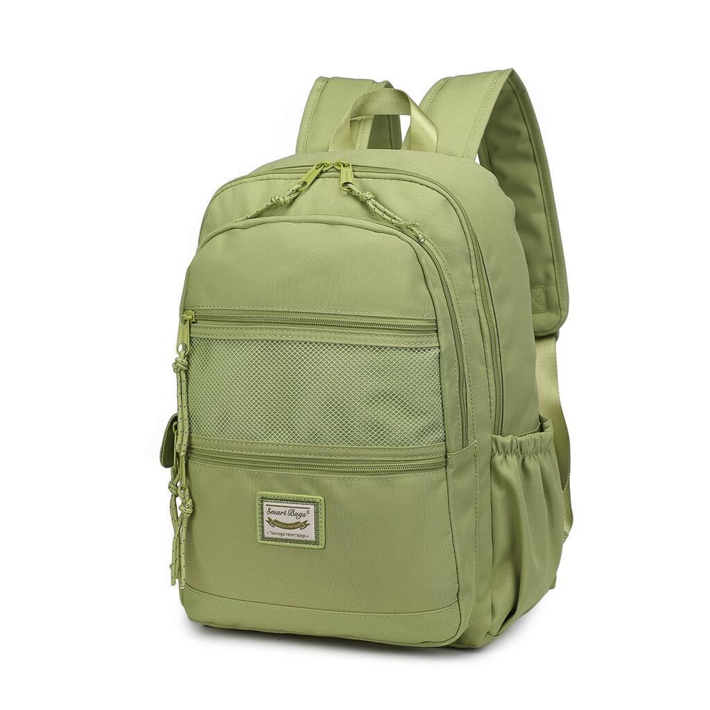 Smart Bags Sırt Çantası Okul Boyu Kalem Kutusu Hediyeli 3237 New Yeşil