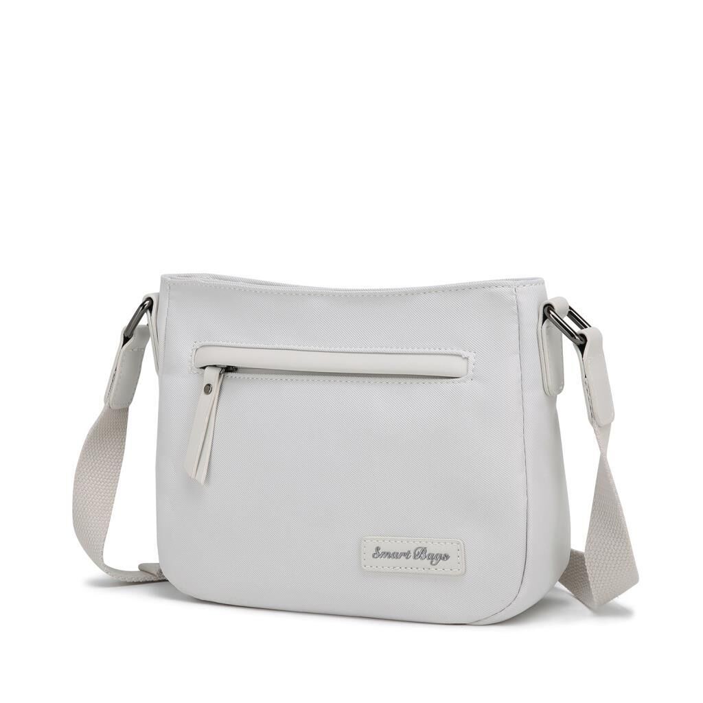 Smart Bags Twill Dimi Kumaş Postacı Kadın Çantası 3324 A.Gri