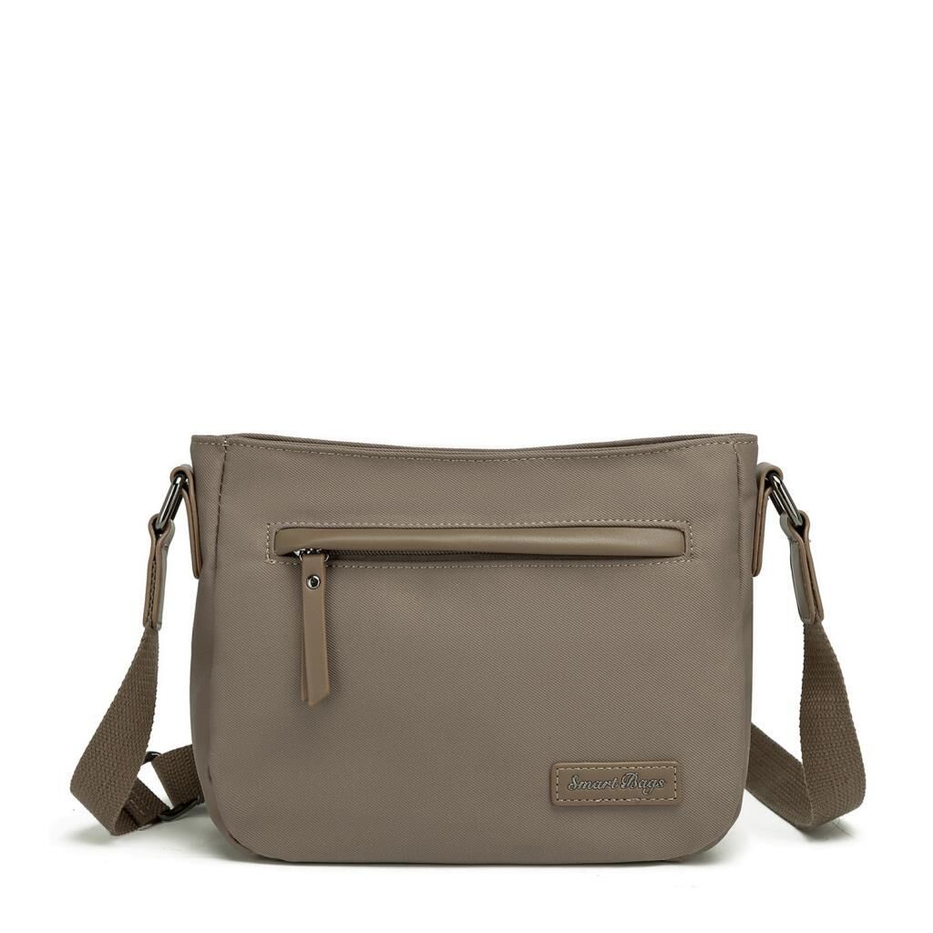 Smart Bags Twill Dimi Kumaş Postacı Kadın Çantası 3324 A.Kahve