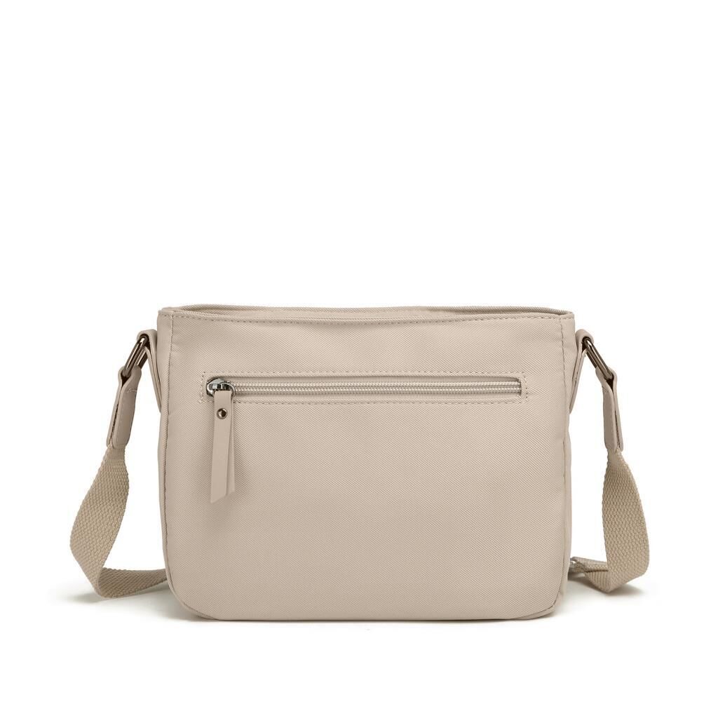 Smart Bags Twill Dimi Kumaş Postacı Kadın Çantası 3324 Bej