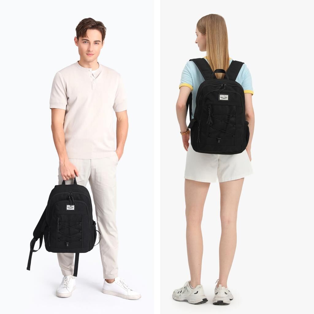 Smart Bags Sırt Çantası Okul Boyu Kalem Kutusu Hediyeli 3238 01 Siyah