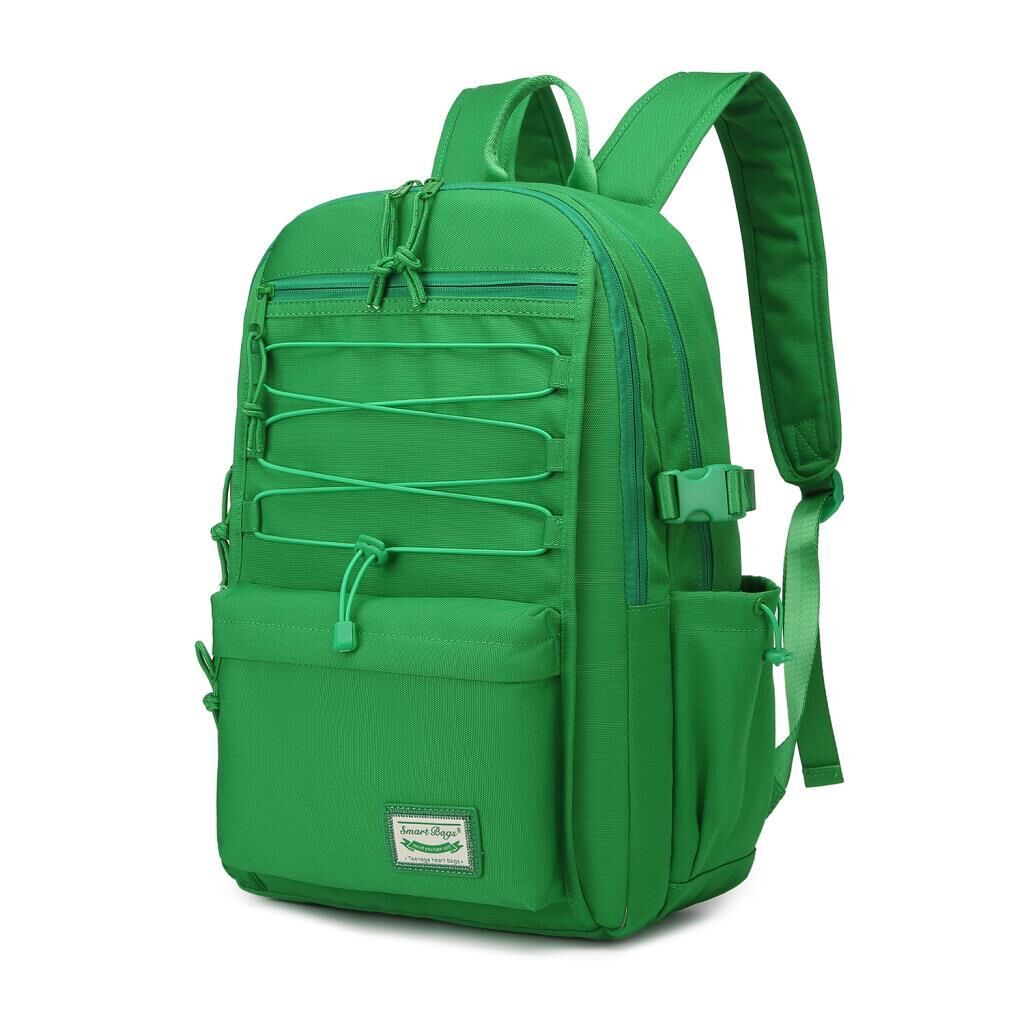 Smart Bags Sırt Çantası Okul Boyu Laptop Gözlü 3156 Yeşil