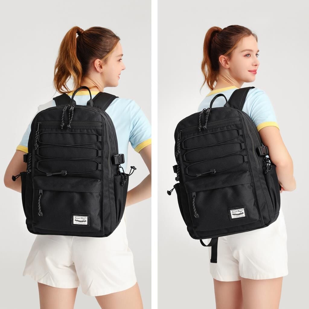 Smart Bags Sırt Çantası Okul Boyu Laptop Gözlü 3156 Yeşil