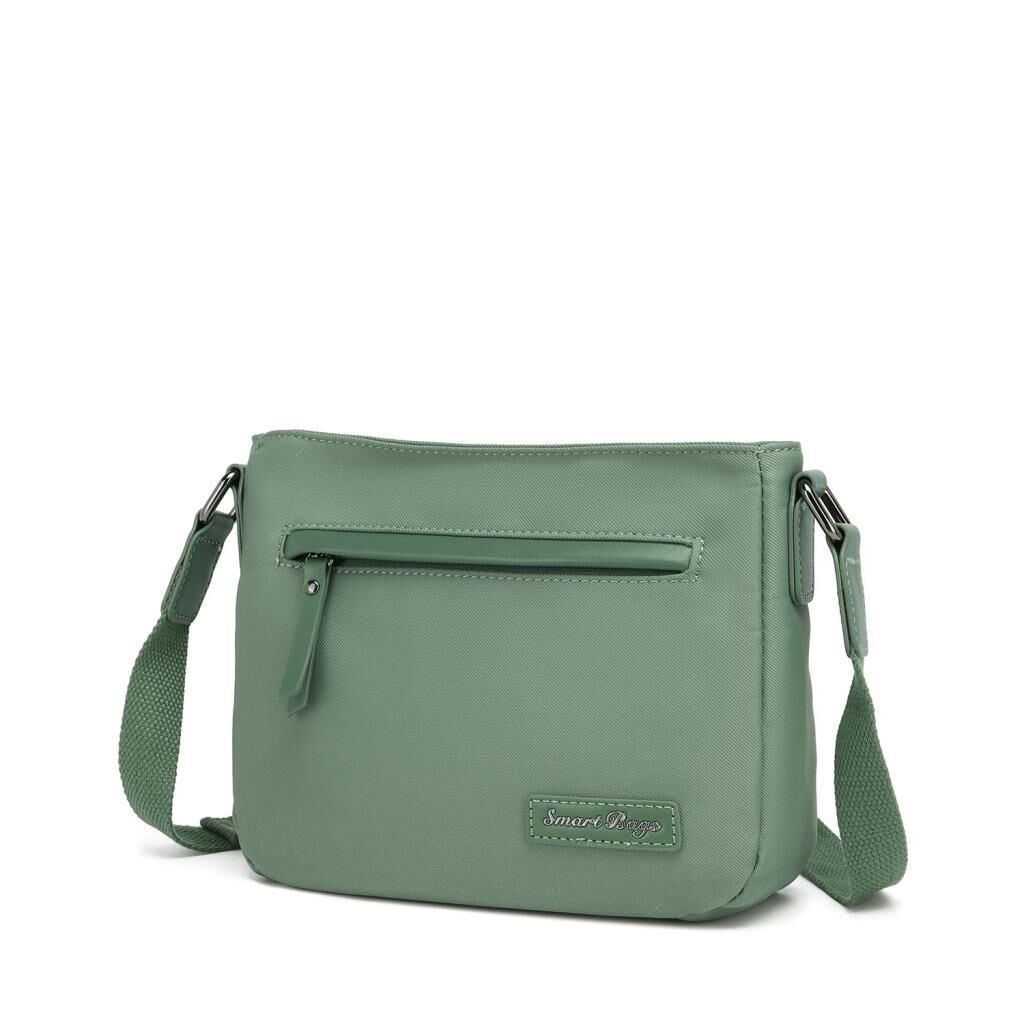 Smart Bags Twill Dimi Kumaş Postacı Kadın Çantası 3324 Yeşil