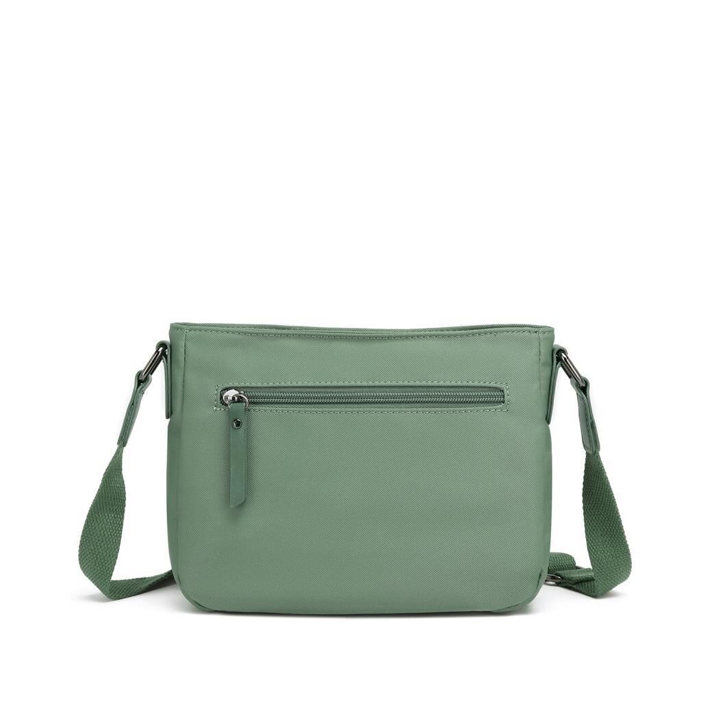 Smart Bags Twill Dimi Kumaş Postacı Kadın Çantası 3324 Yeşil