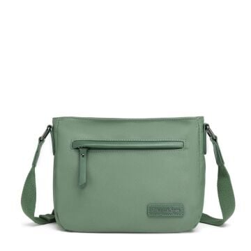 Smart Bags Twill Dimi Kumaş Postacı Kadın Çantası 3324 Yeşil