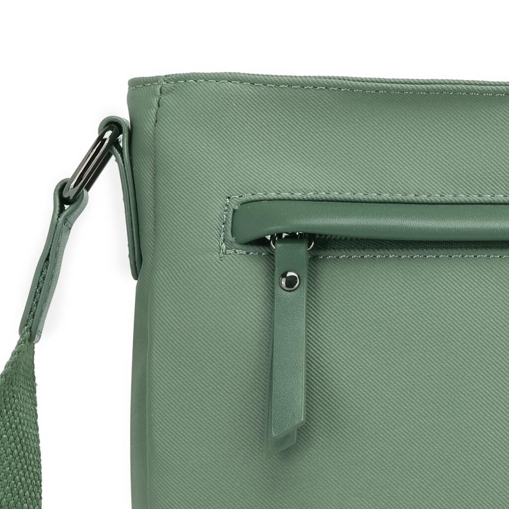 Smart Bags Twill Dimi Kumaş Postacı Kadın Çantası 3324 Yeşil