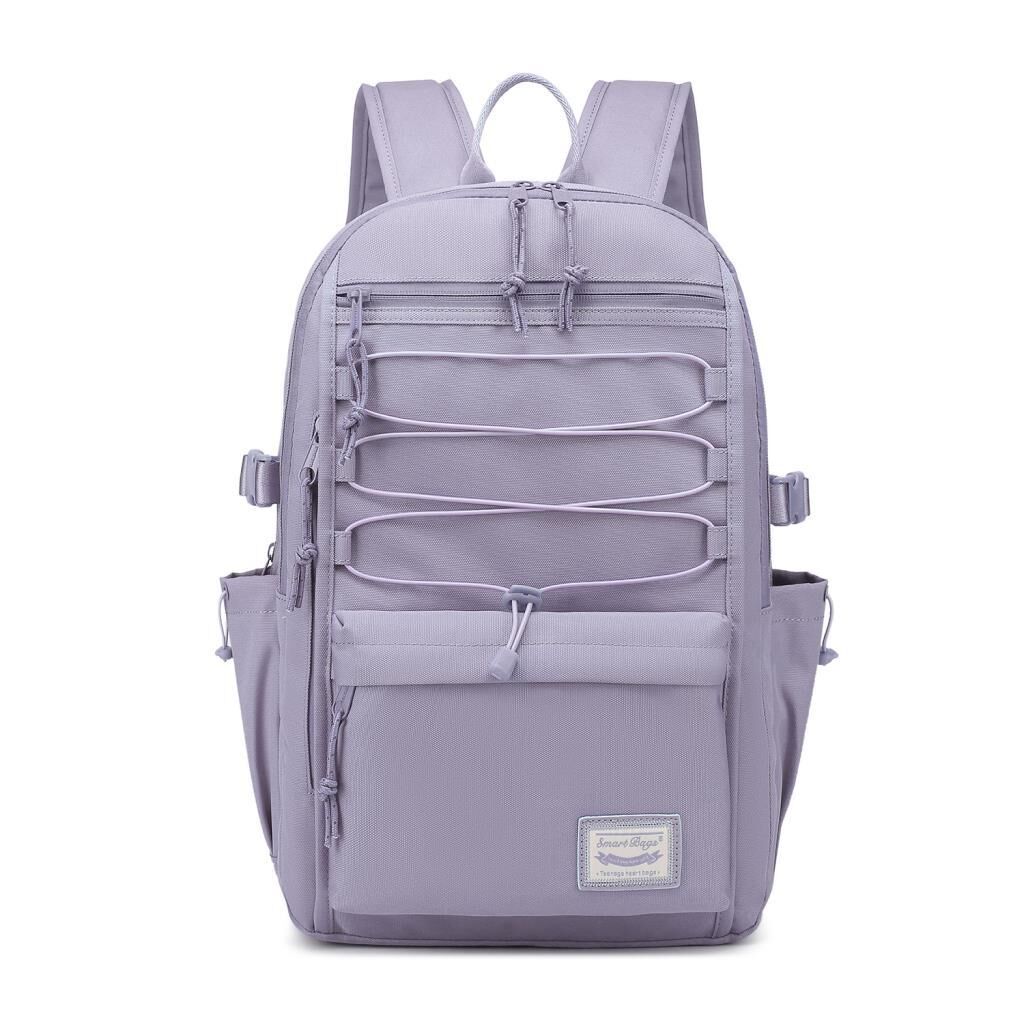 Smart Bags Sırt Çantası Okul Boyu Laptop Gözlü 3156 Eflatun