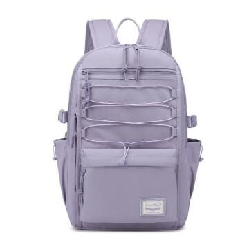 Smart Bags Sırt Çantası Okul Boyu Laptop Gözlü 3156 Eflatun