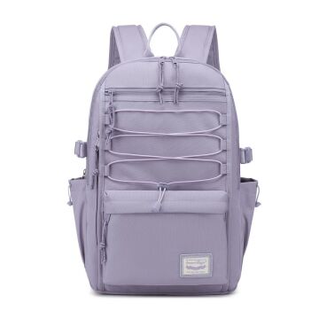 Smart Bags Sırt Çantası Okul Boyu Laptop Gözlü 3156 Eflatun