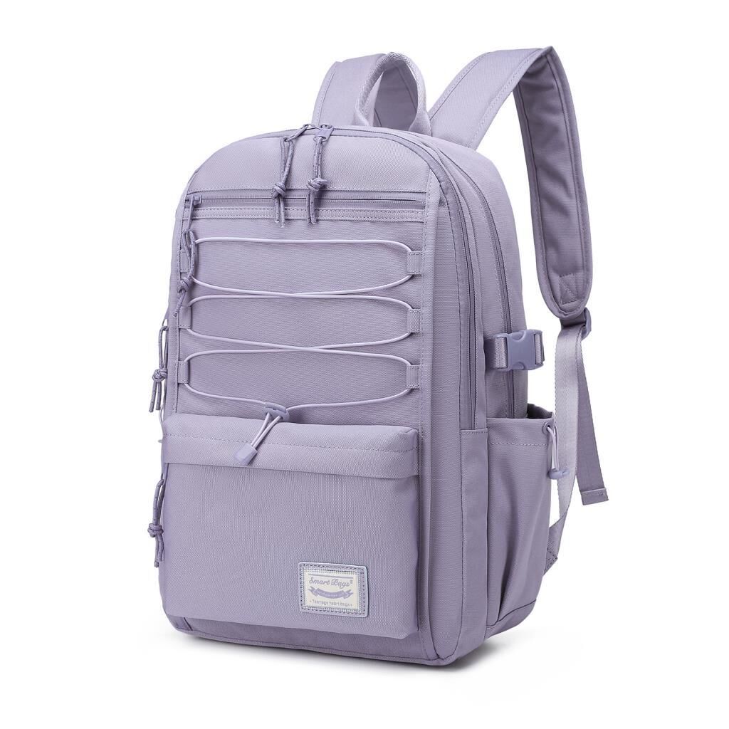 Smart Bags Sırt Çantası Okul Boyu Laptop Gözlü 3156 Eflatun