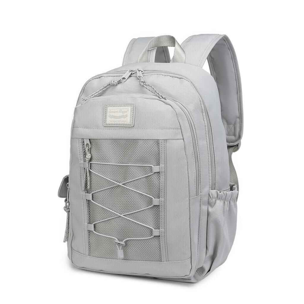 Smart Bags Sırt Çantası Okul Boyu Kalem Kutusu Hediyeli 3238 A.Gri