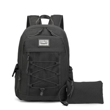 Smart Bags Sırt Çantası Okul Boyu Kalem Kutusu Hediyeli 3238 Koyu Gri