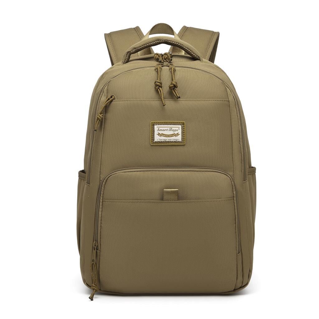 Smart Bags Sırt Çantası Okul Boyu Laptop Gözlü 3159 Camel