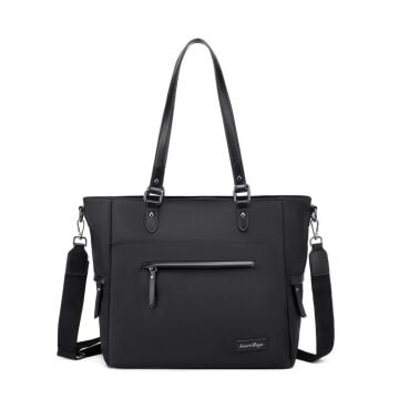 Smart Bags Twill Dimi Kumaş Kadın Omuz Çantası 3323 Siyah