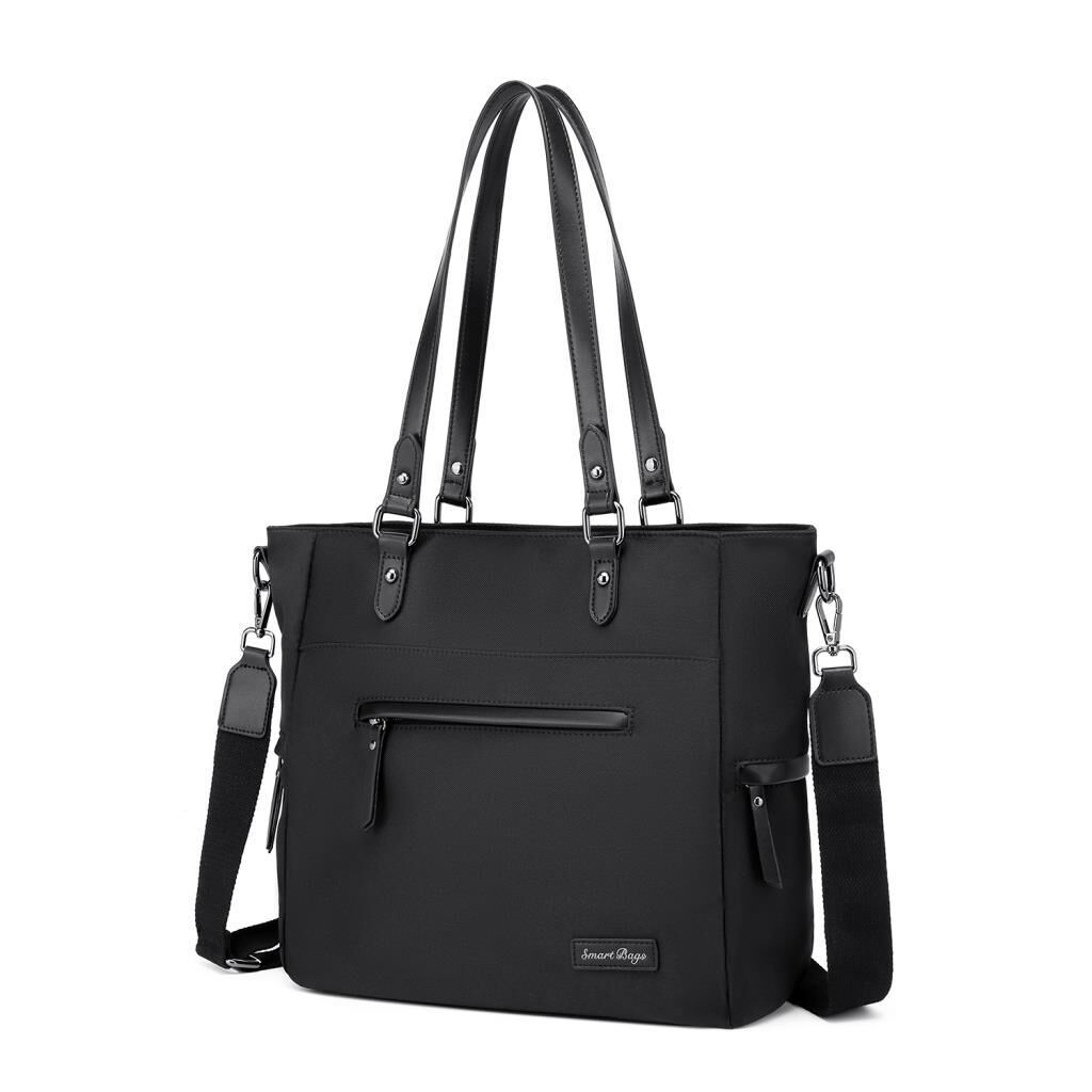 Smart Bags Twill Dimi Kumaş Kadın Omuz Çantası 3323 Siyah