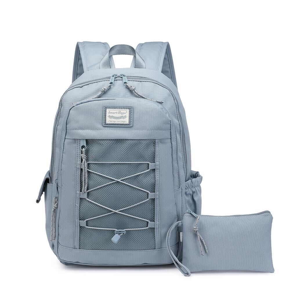 Smart Bags Sırt Çantası Okul Boyu Kalem Kutusu Hediyeli 3238 Buz Mavi