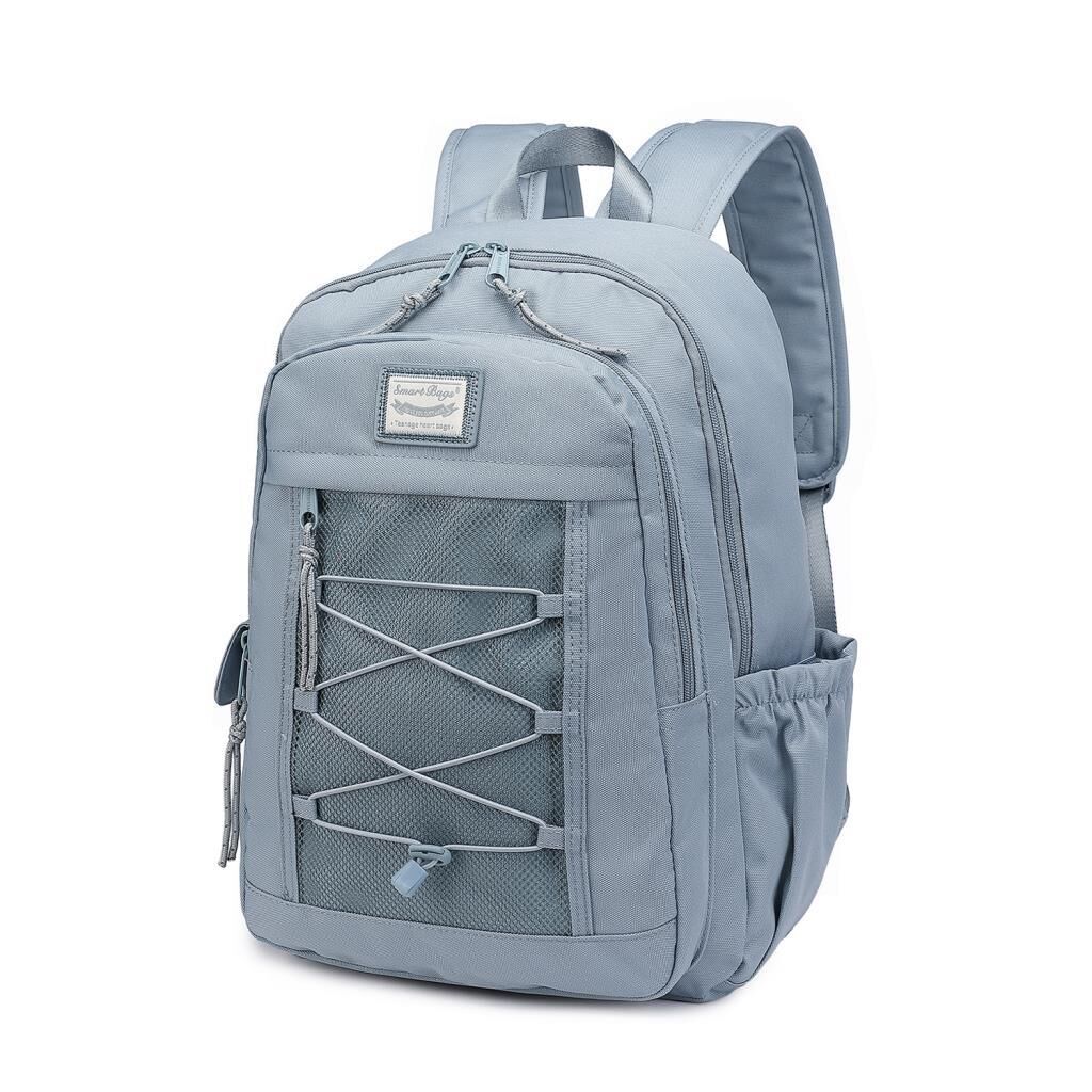 Smart Bags Sırt Çantası Okul Boyu Kalem Kutusu Hediyeli 3238 Buz Mavi