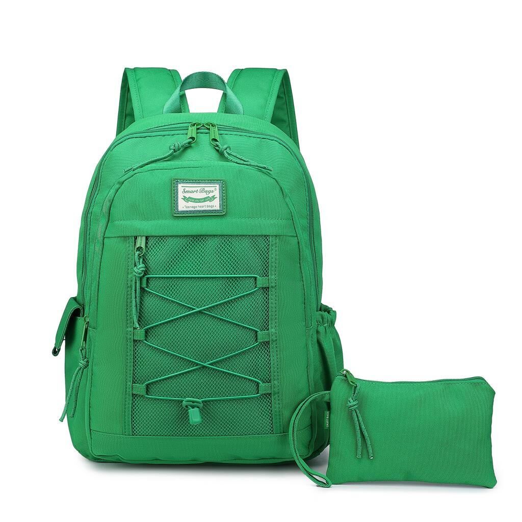 Smart Bags Sırt Çantası Okul Boyu Kalem Kutusu Hediyeli 3238 Yeşil