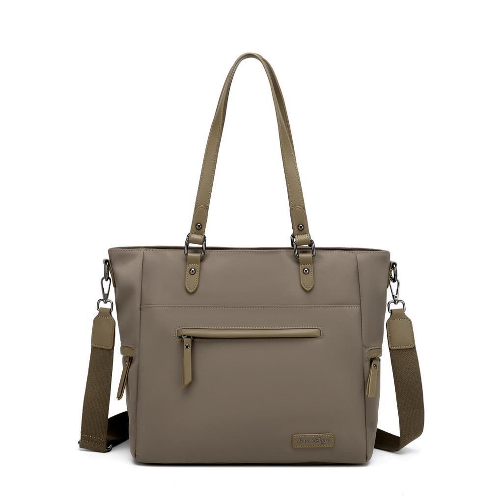 Smart Bags Twill Dimi Kumaş Kadın Omuz Çantası 3323 A.Kahve