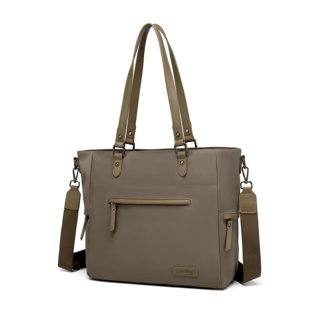 Smart Bags Twill Dimi Kumaş Kadın Omuz Çantası 3323 A.Kahve
