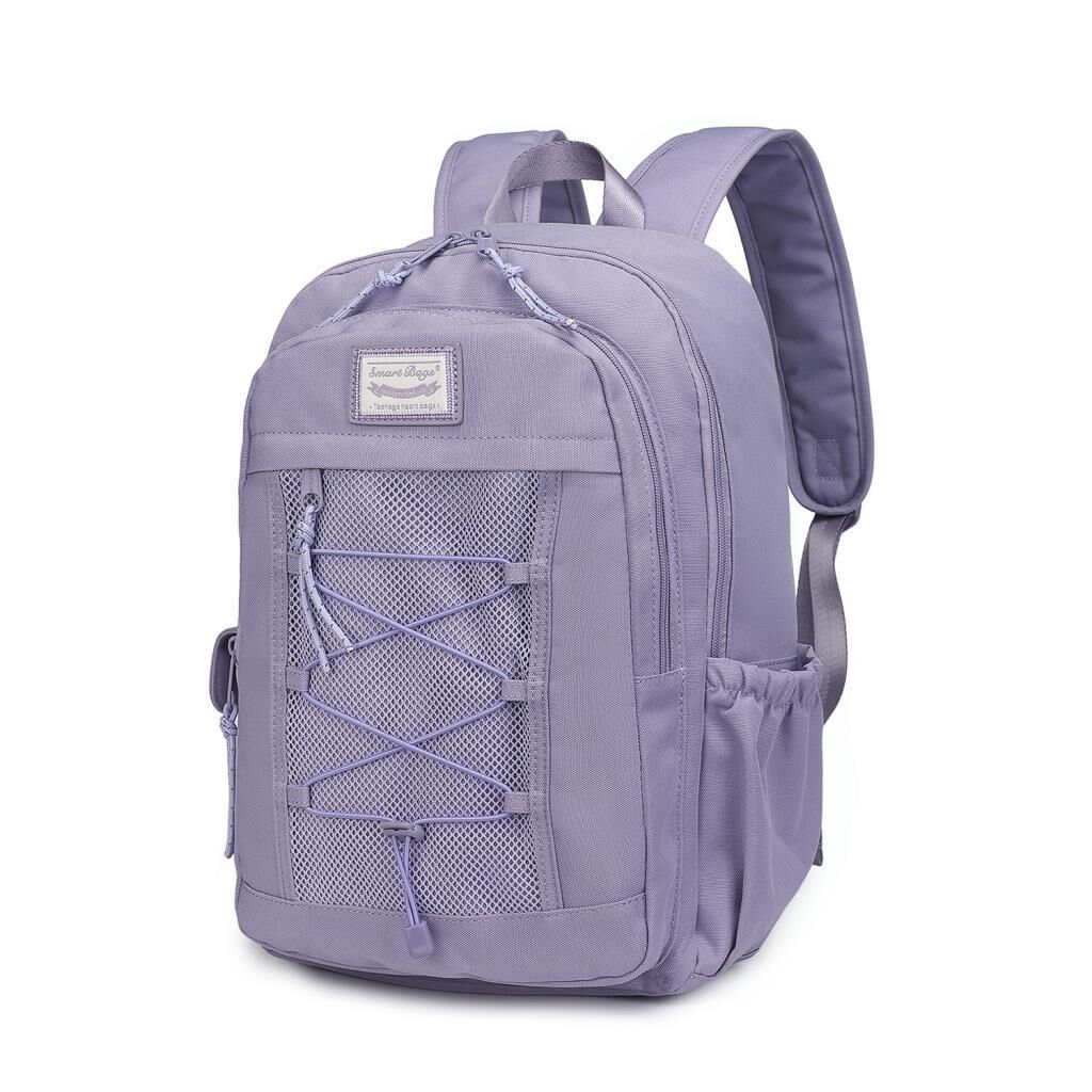 Smart Bags Sırt Çantası Okul Boyu Kalem Kutusu Hediyeli 3238 Eflatun