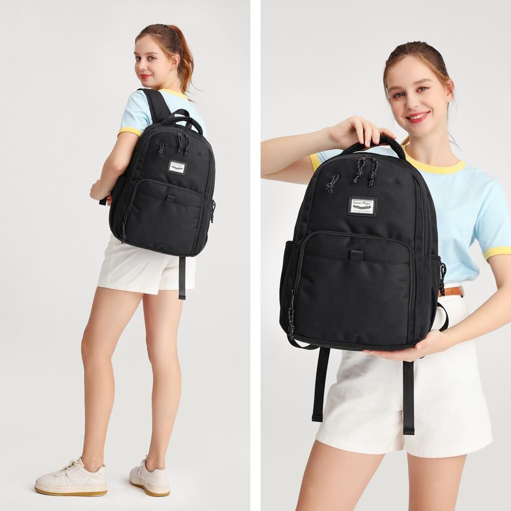 Smart Bags Sırt Çantası Okul Boyu Laptop Gözlü 3159 Vizon