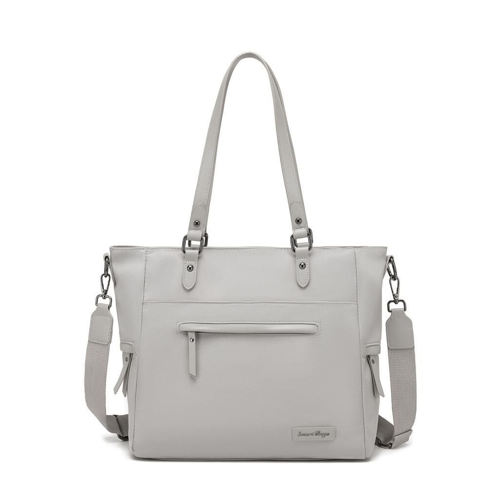 Smart Bags Twill Dimi Kumaş Kadın Omuz Çantası 3323 Vizon